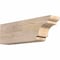 Ekena Millwork New Brighton Smooth Rafter Tail, Douglas Fir, 3 1/2"W x 6"H x 18"L RFT04X06X18NEB00SDF - alternate 1